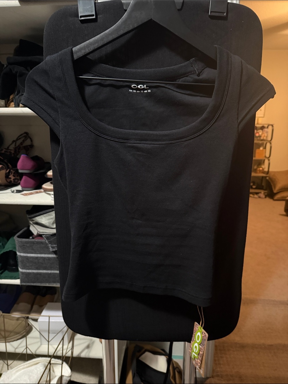 OGL Brami Scoop Neck Short Sleeve Top
